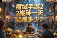魔域手游2搬磚一天能賺多少？